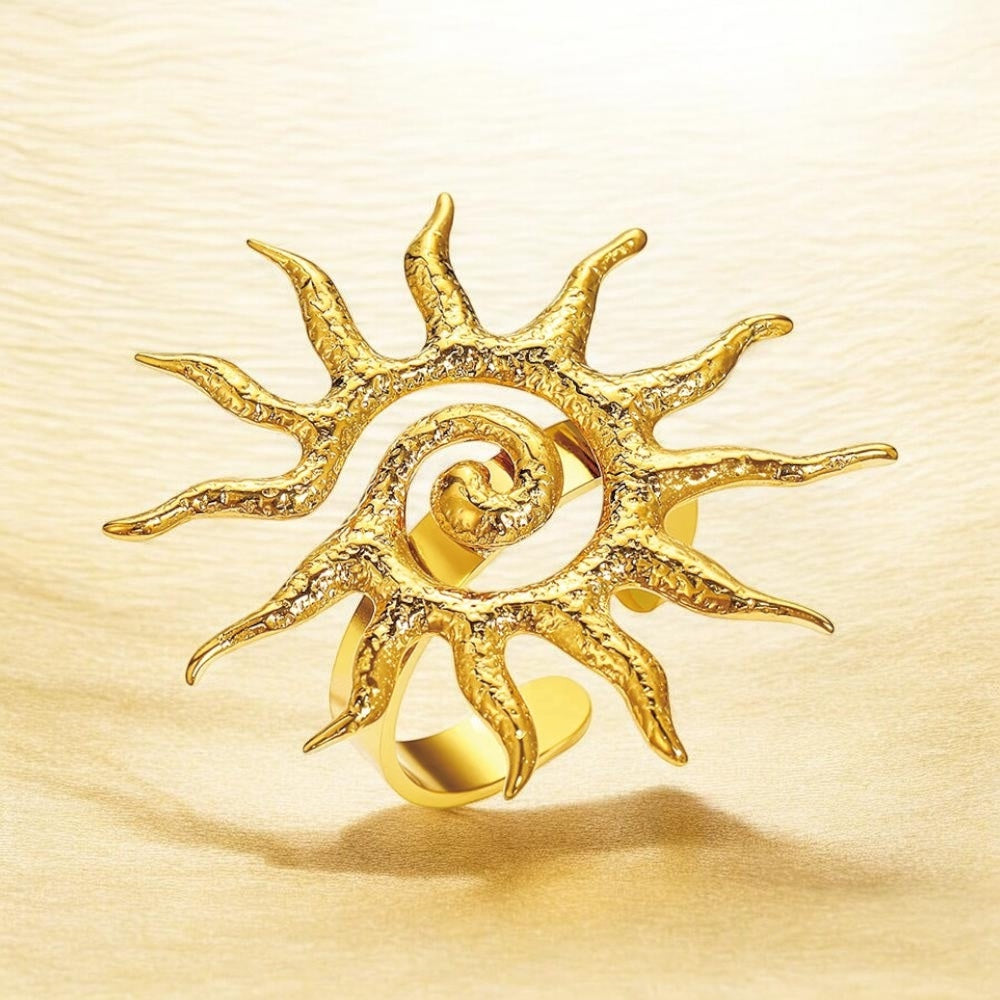 Solara Spiral Ring