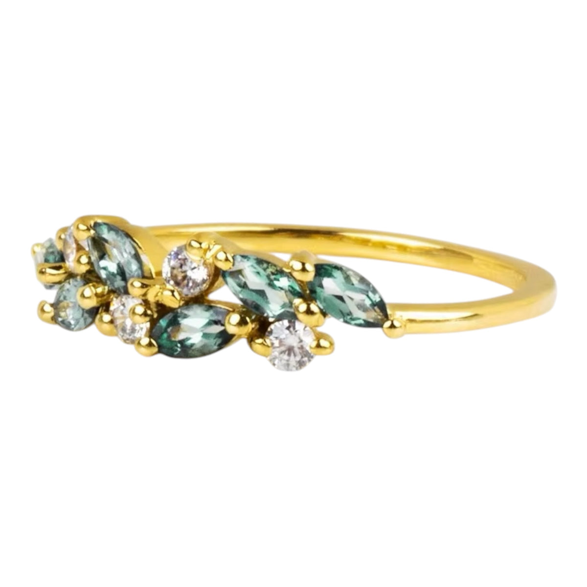 Blue Aura Spark Ring