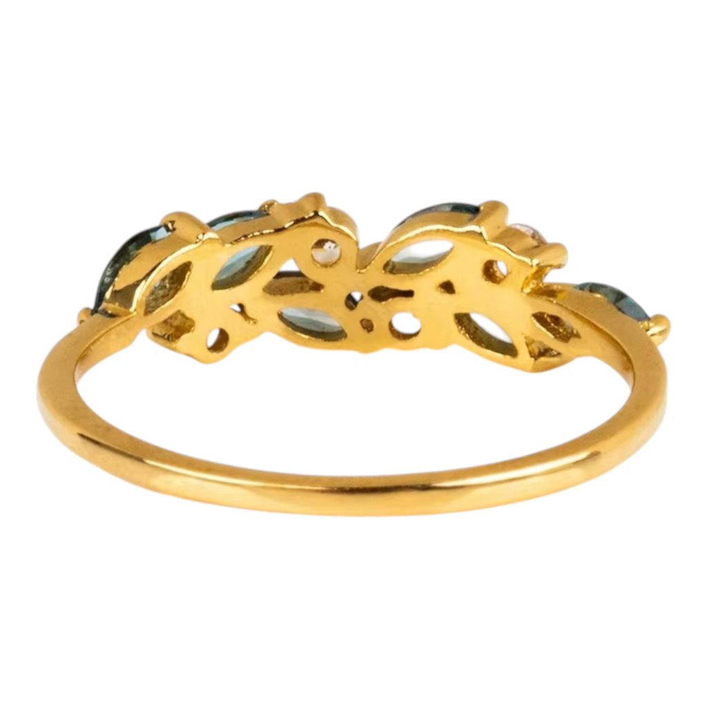 Blue Aura Spark Ring