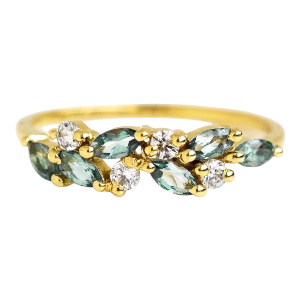 Blue Aura Spark Ring