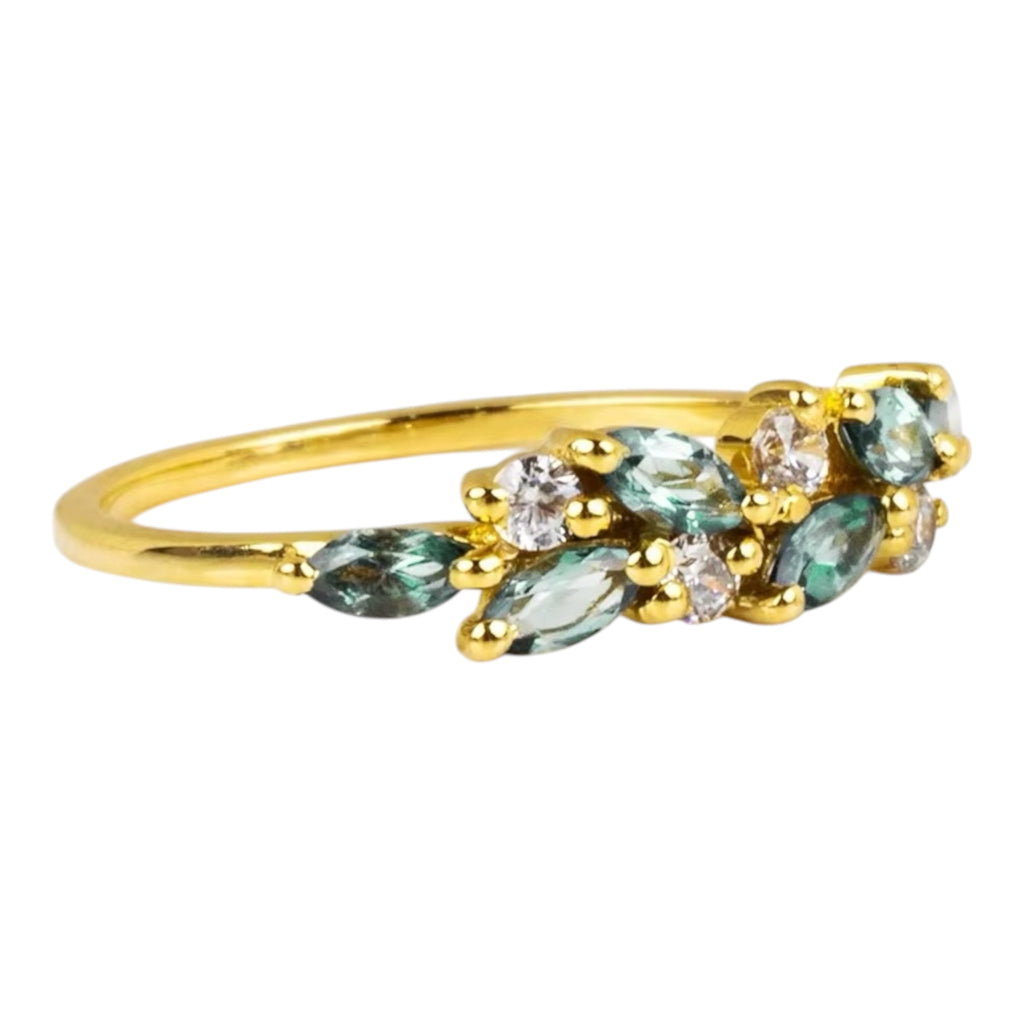 Blue Aura Spark Ring