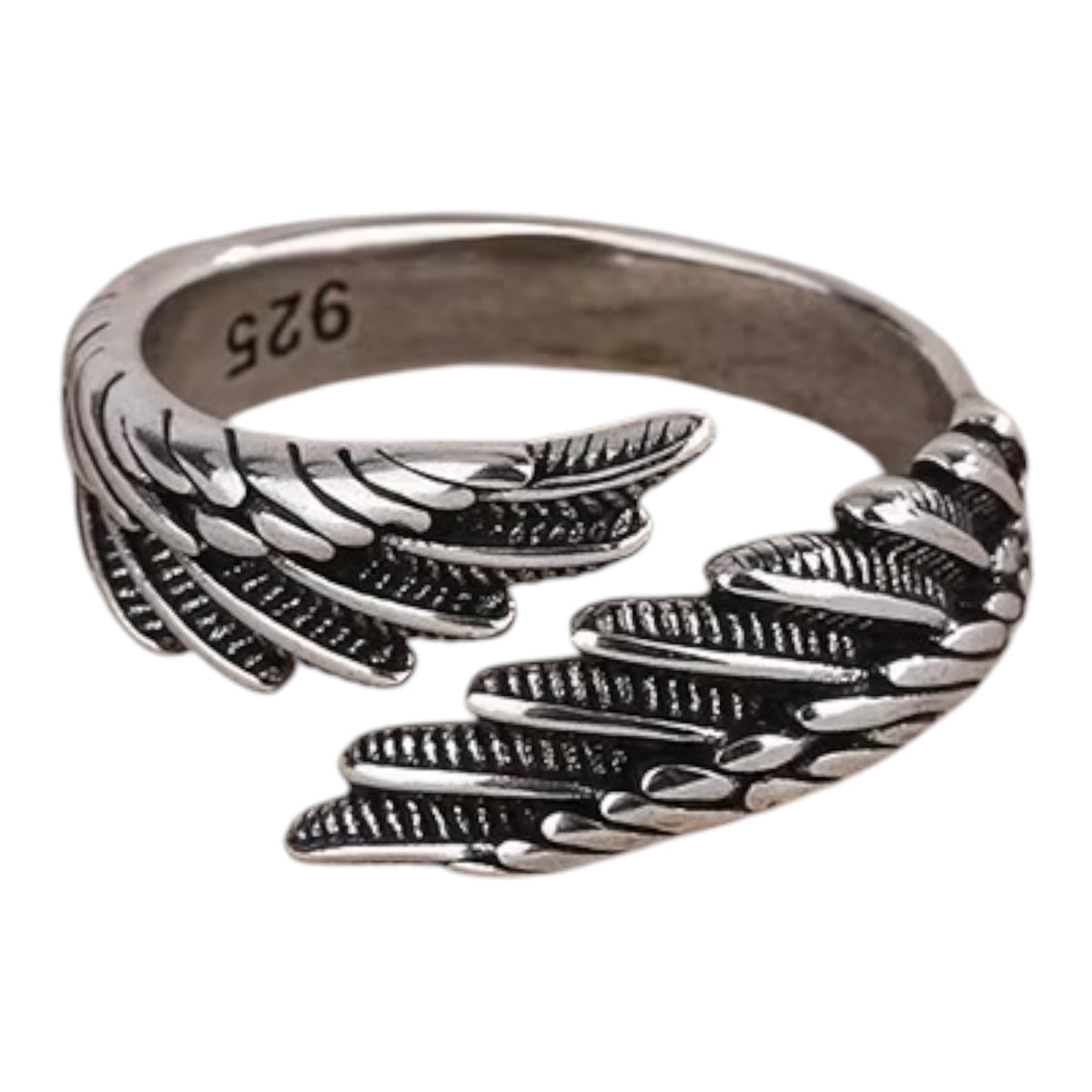 Vintage Feather Charm Ring