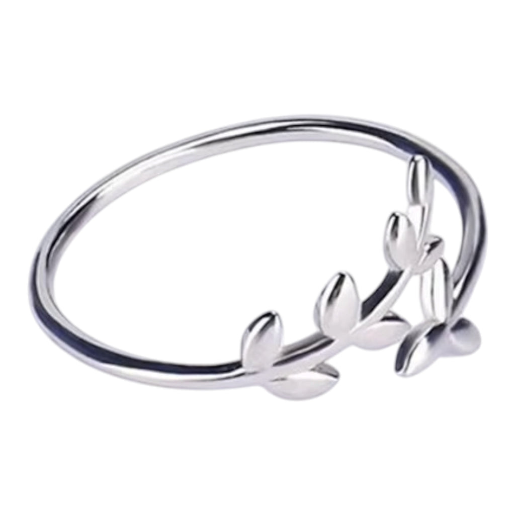 Olive Grace Silver Ring