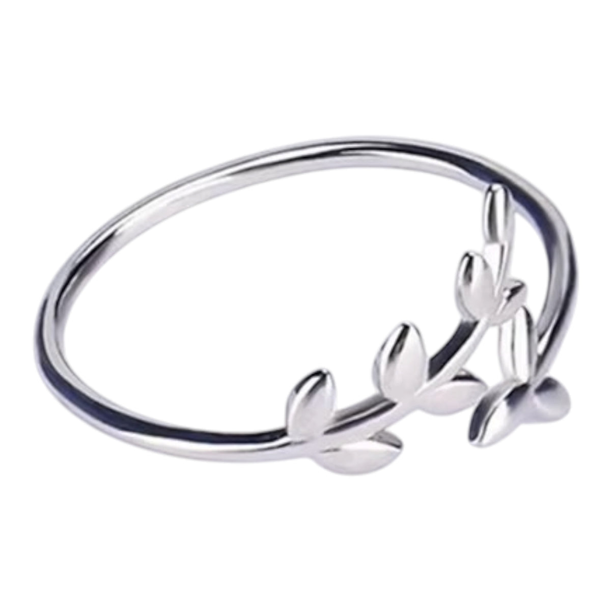 Olive Grace Silver Ring