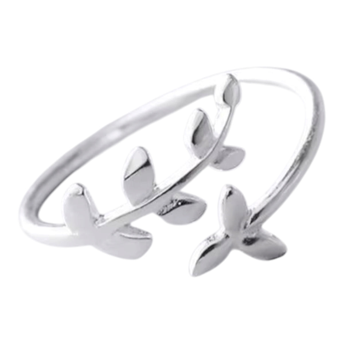 Olive Grace Silver Ring