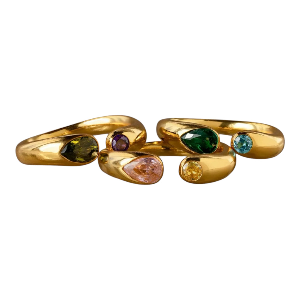 Azurielle Birthstone Ring
