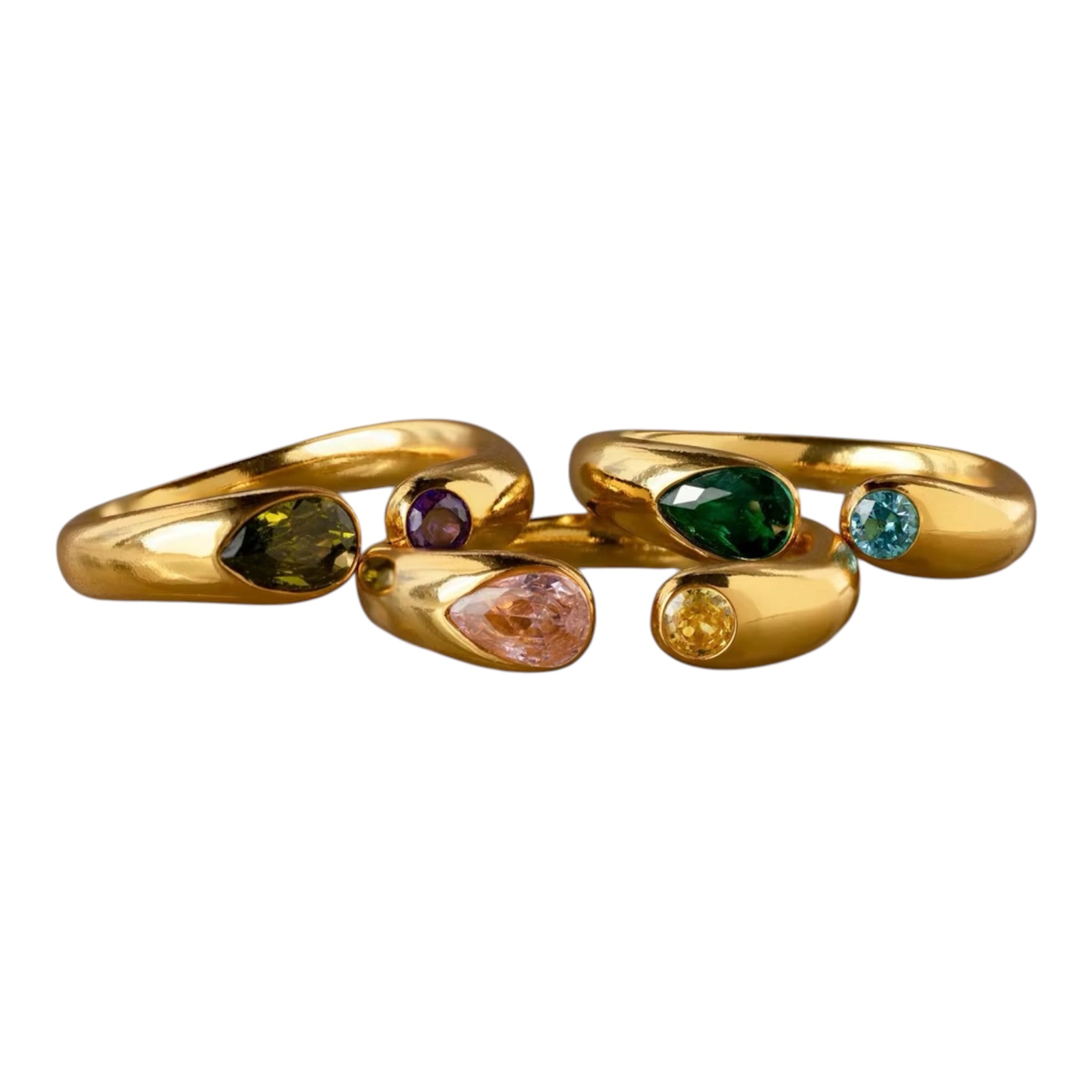 Azurielle Birthstone Ring