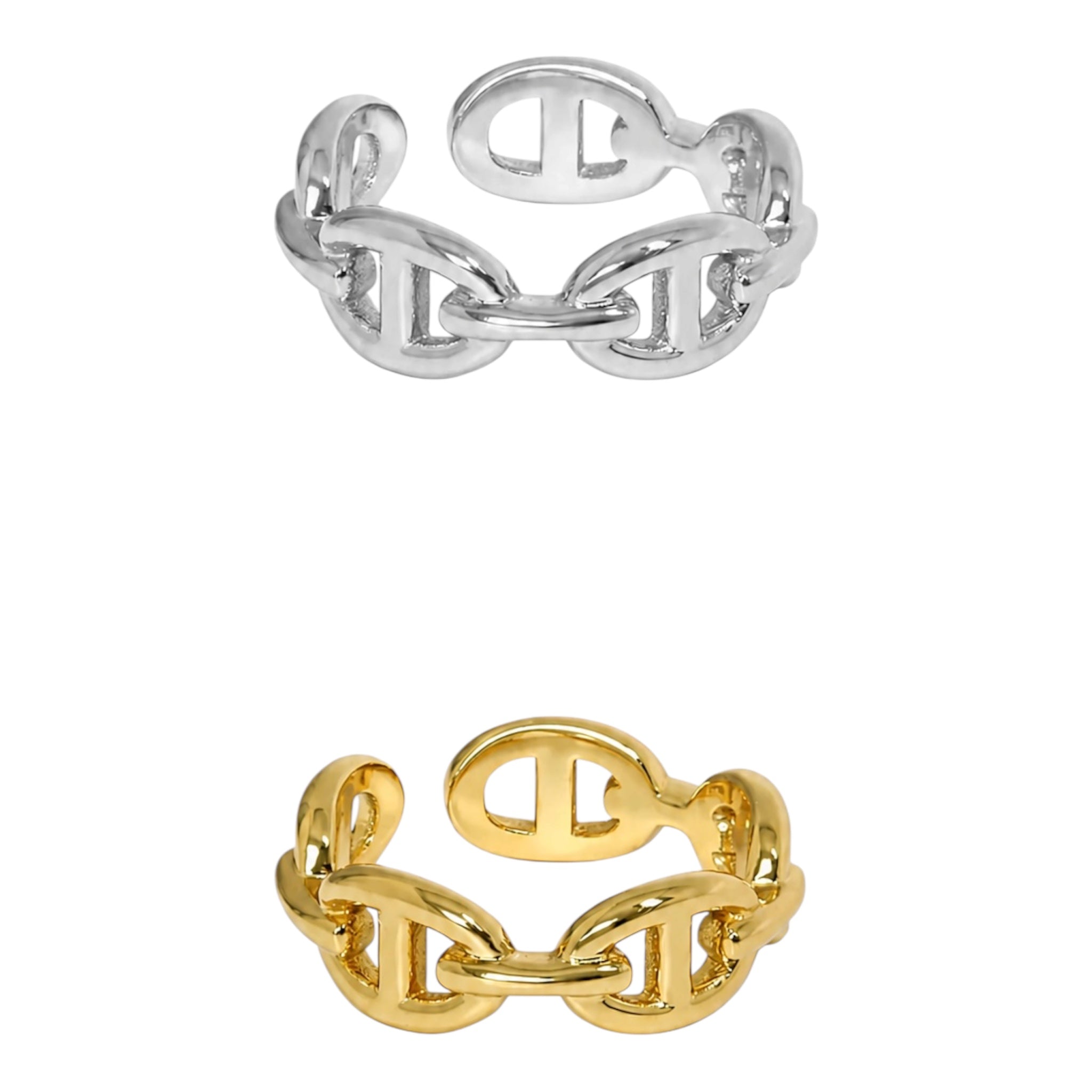 Hollow Link Ring