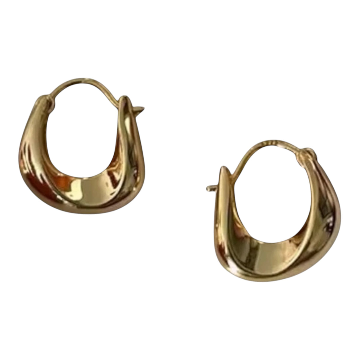 Luna Silver Hoops