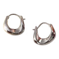Luna Silver Hoops