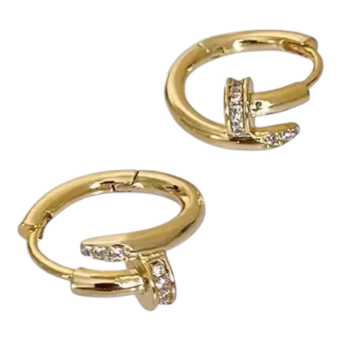 Éclat Zircon Circle Earrings