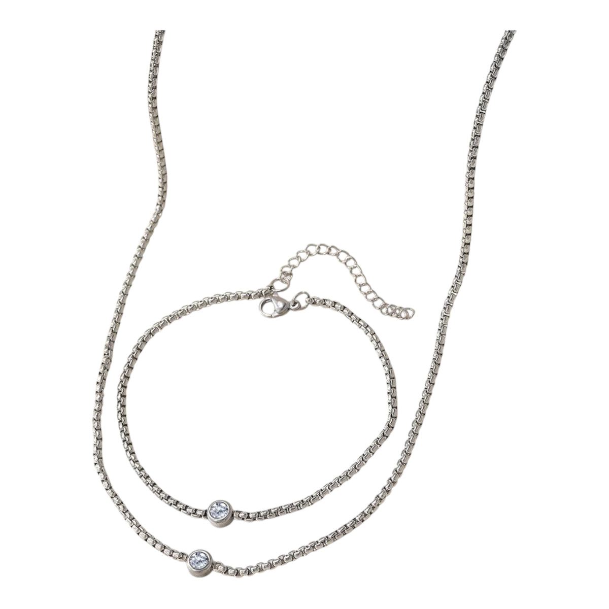 Amara Beaded Zircon Jewelry Set