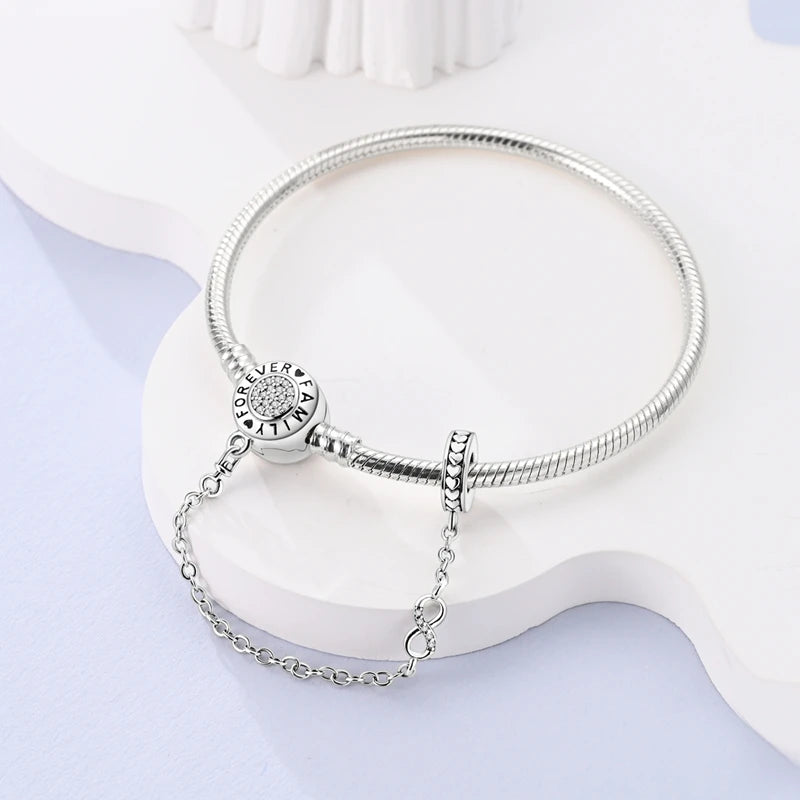 925 Sterling Silver Shimmer Snake Chain Bracelet