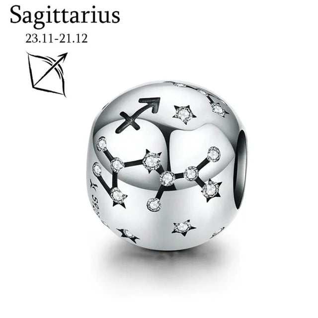 Sterling Silver Zodiac Charm
