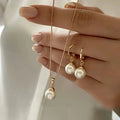 PearlGlow Vintage Necklace Set