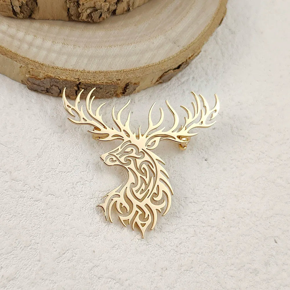 Majestic Stag Brooch