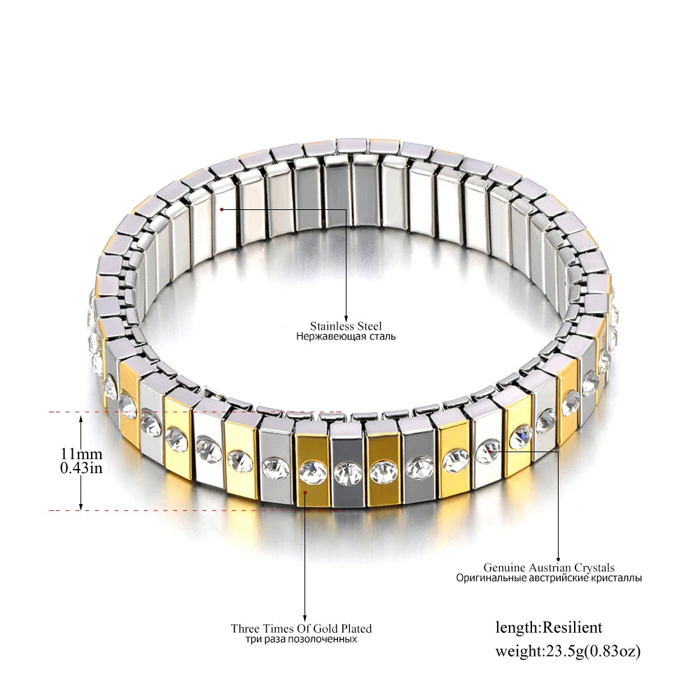 Aurelia Stretch Charm Bracelet