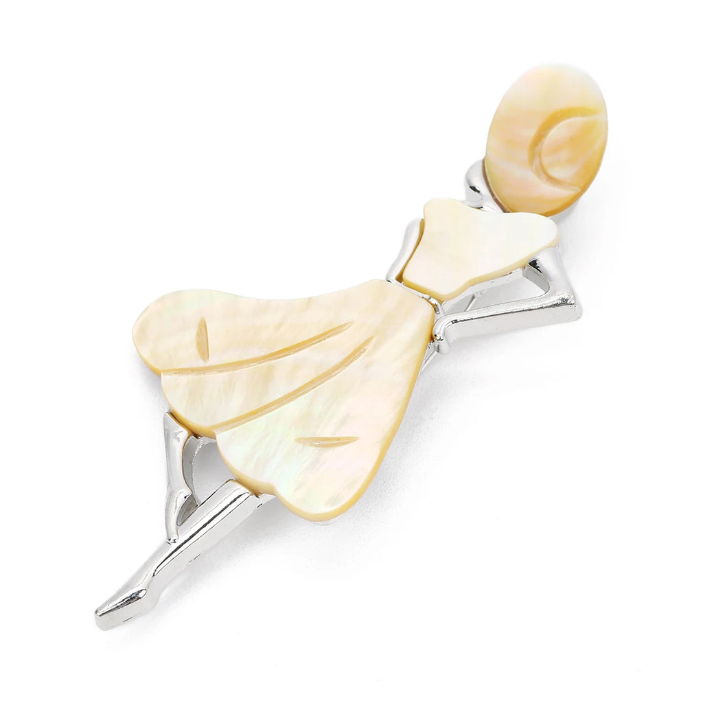 Seashell Sun Hat Brooch
