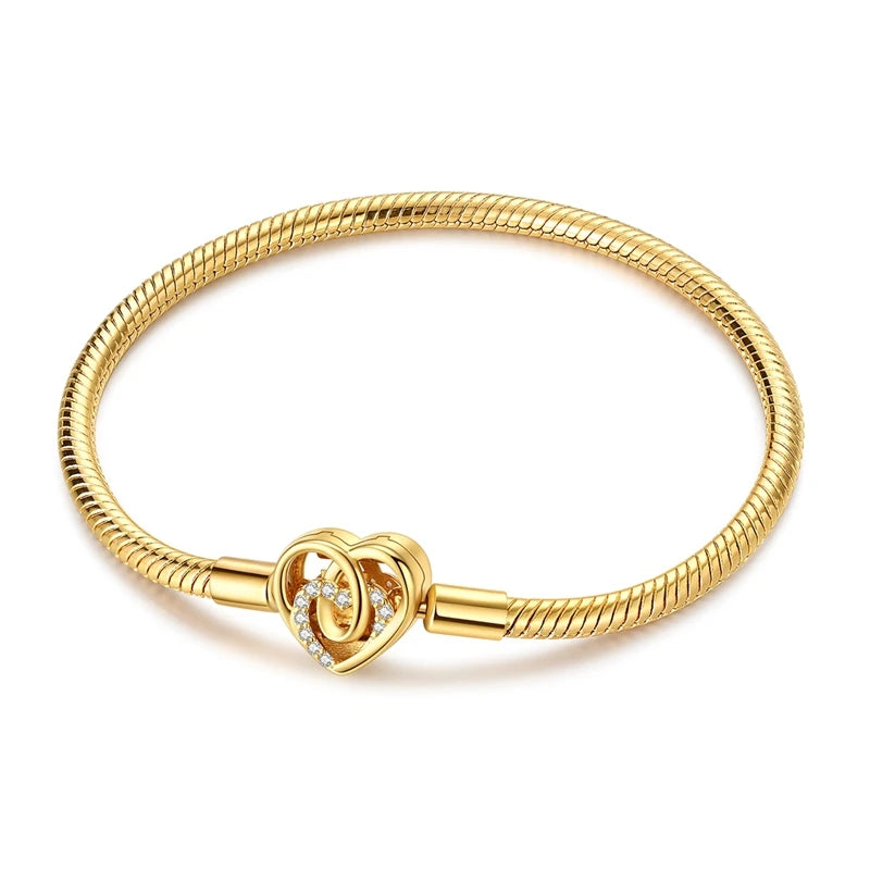 925 Sterling Silver Shimmer Snake Chain Bracelet