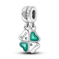 Lucky Aura Four-Leaf Clover Bead