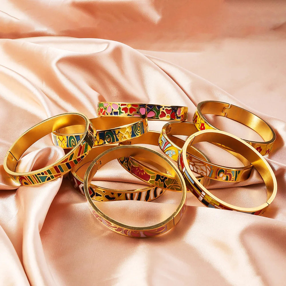 Bohemian Enamel Bangle