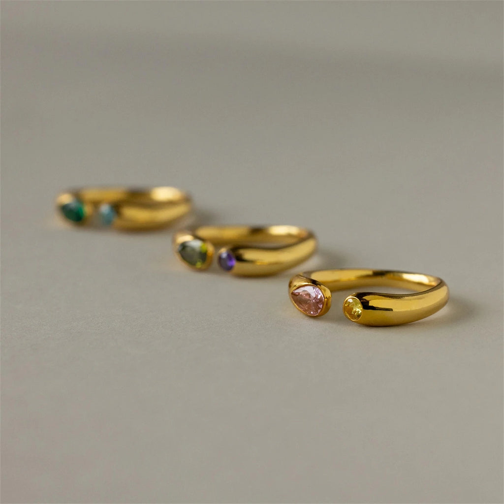 Azurielle Birthstone Ring