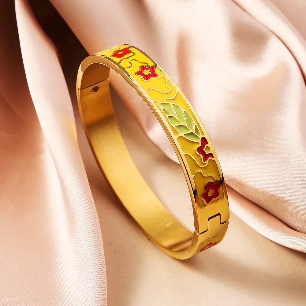 Bohemian Enamel Bangle