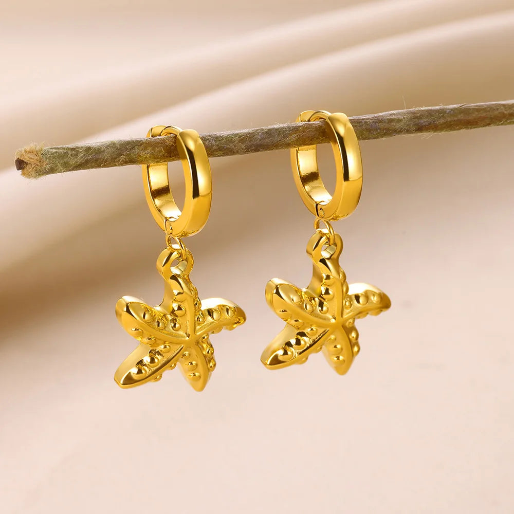 StarShell Luxe Hoops