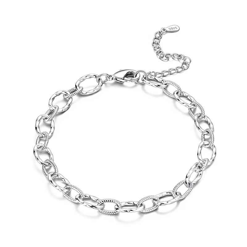 Sterling Glow Heart Bracelet