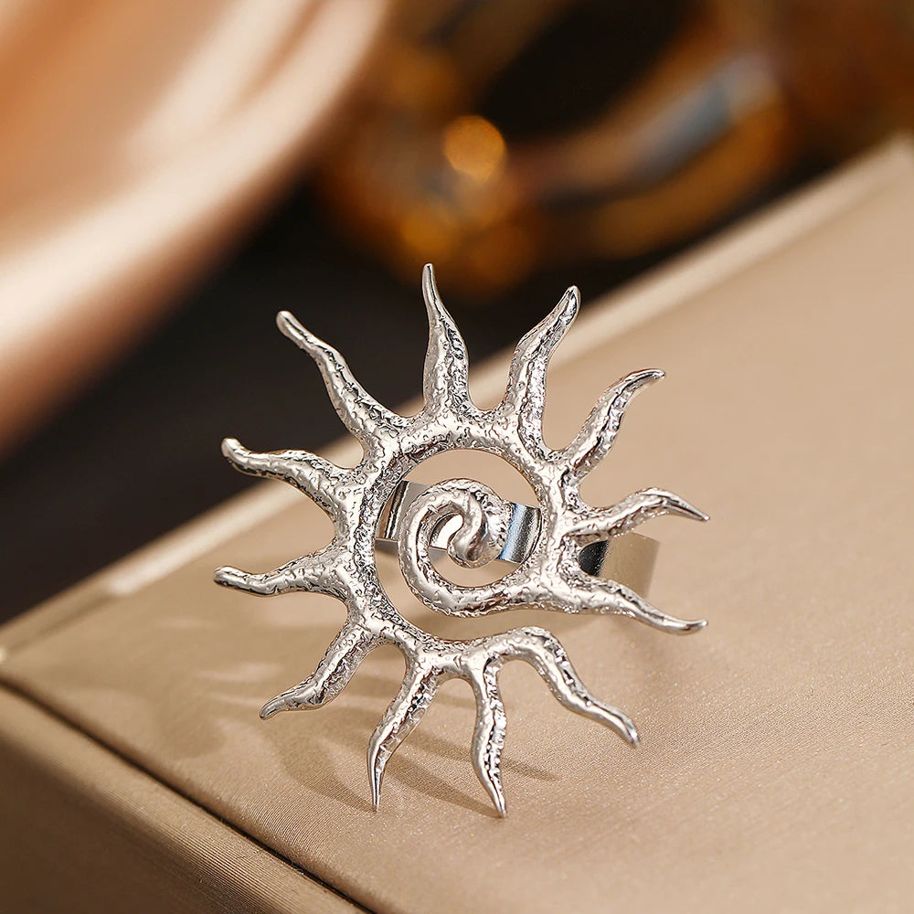 Solara Spiral Ring