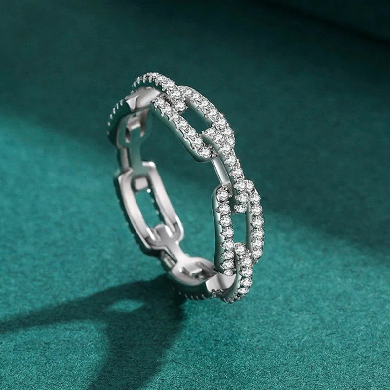 Platina Spark Stack Ring