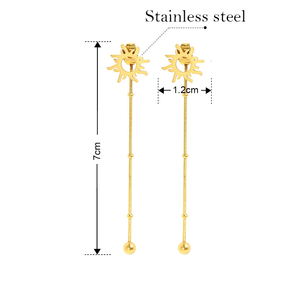 Solar Serpent Earrings