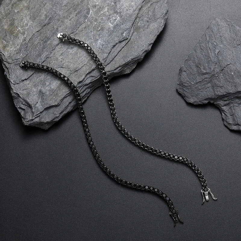 Charmé Black Tennis Bracelet