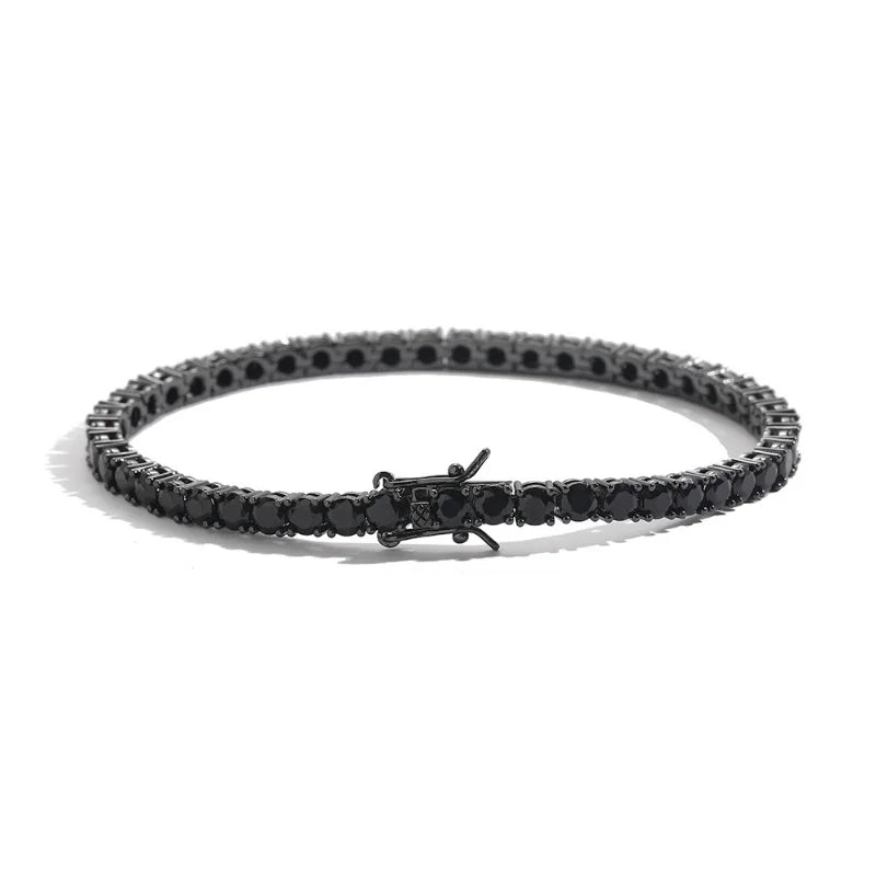 Charmé Black Tennis Bracelet