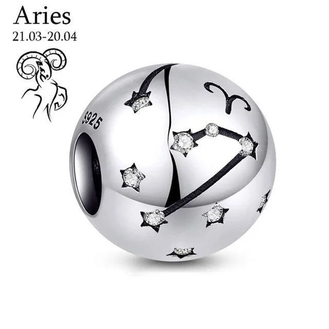 Sterling Silver Zodiac Charm