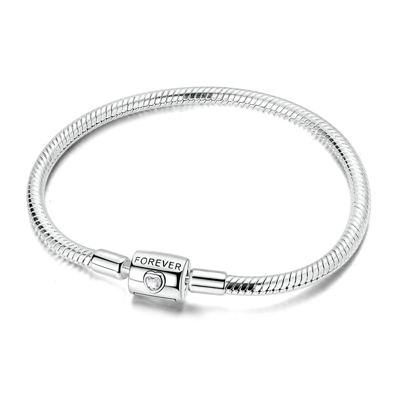 Sterling Glow Heart Bracelet
