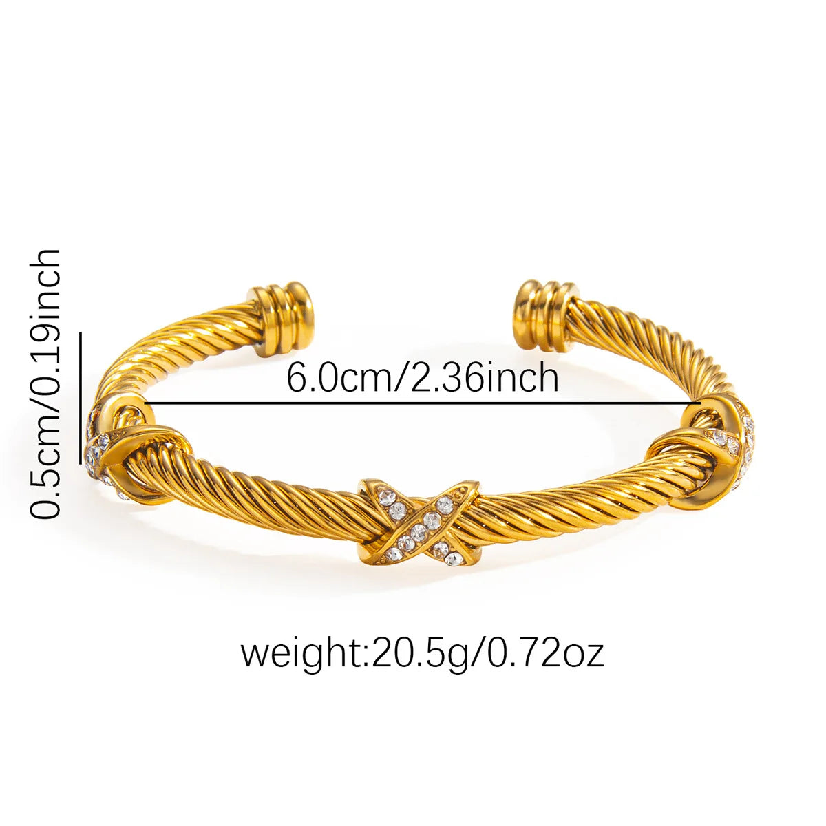 Royal Twist Cuff Bracelet
