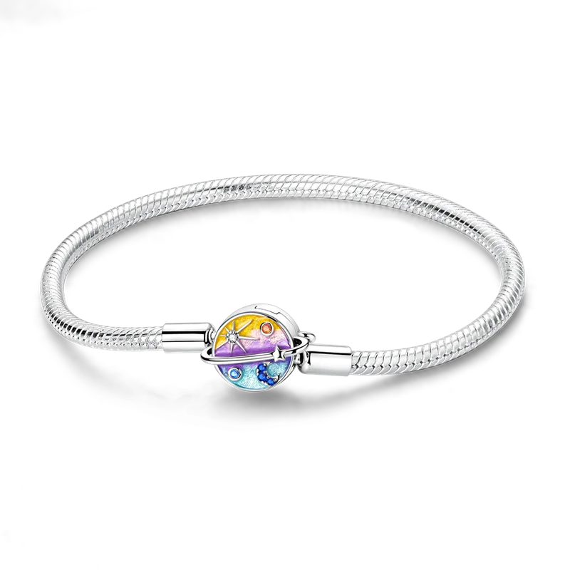Sterling Glow Heart Bracelet