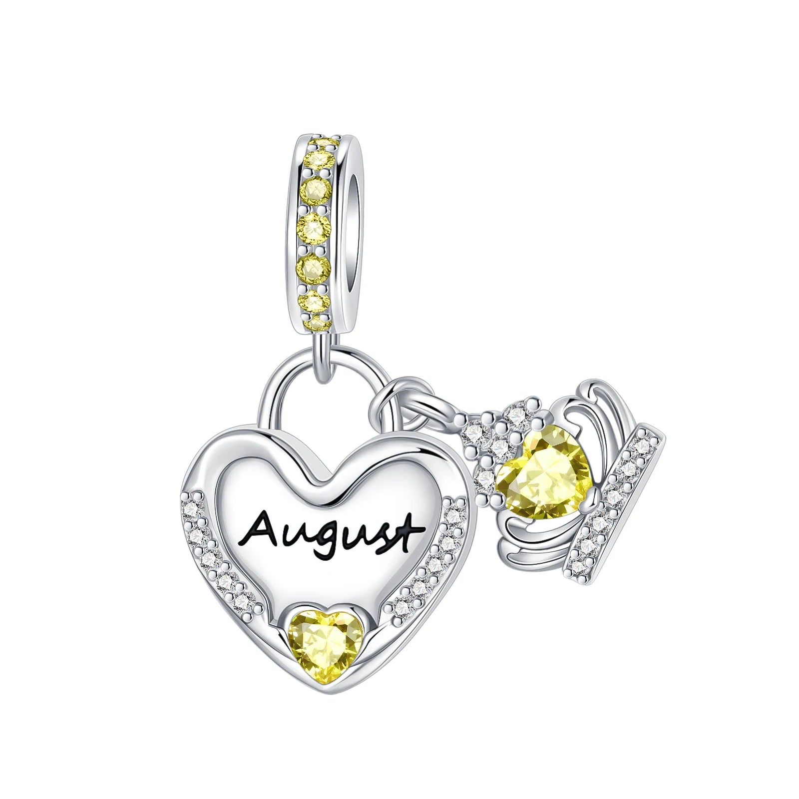 Timeless Spark 925 Birthstone Month Charm