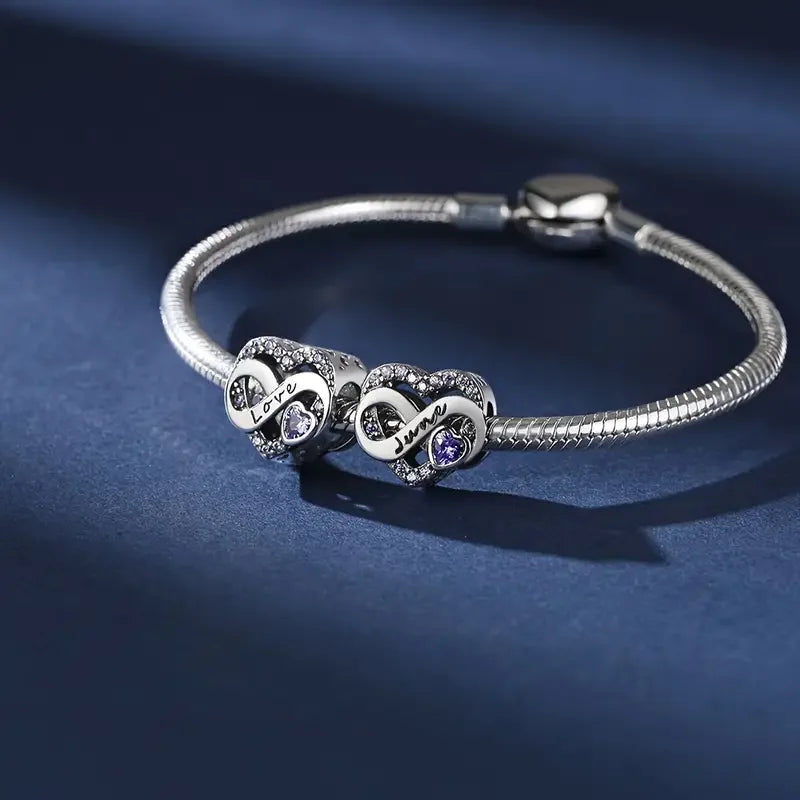 Timeless Spark 925 Birthstone Month Charm