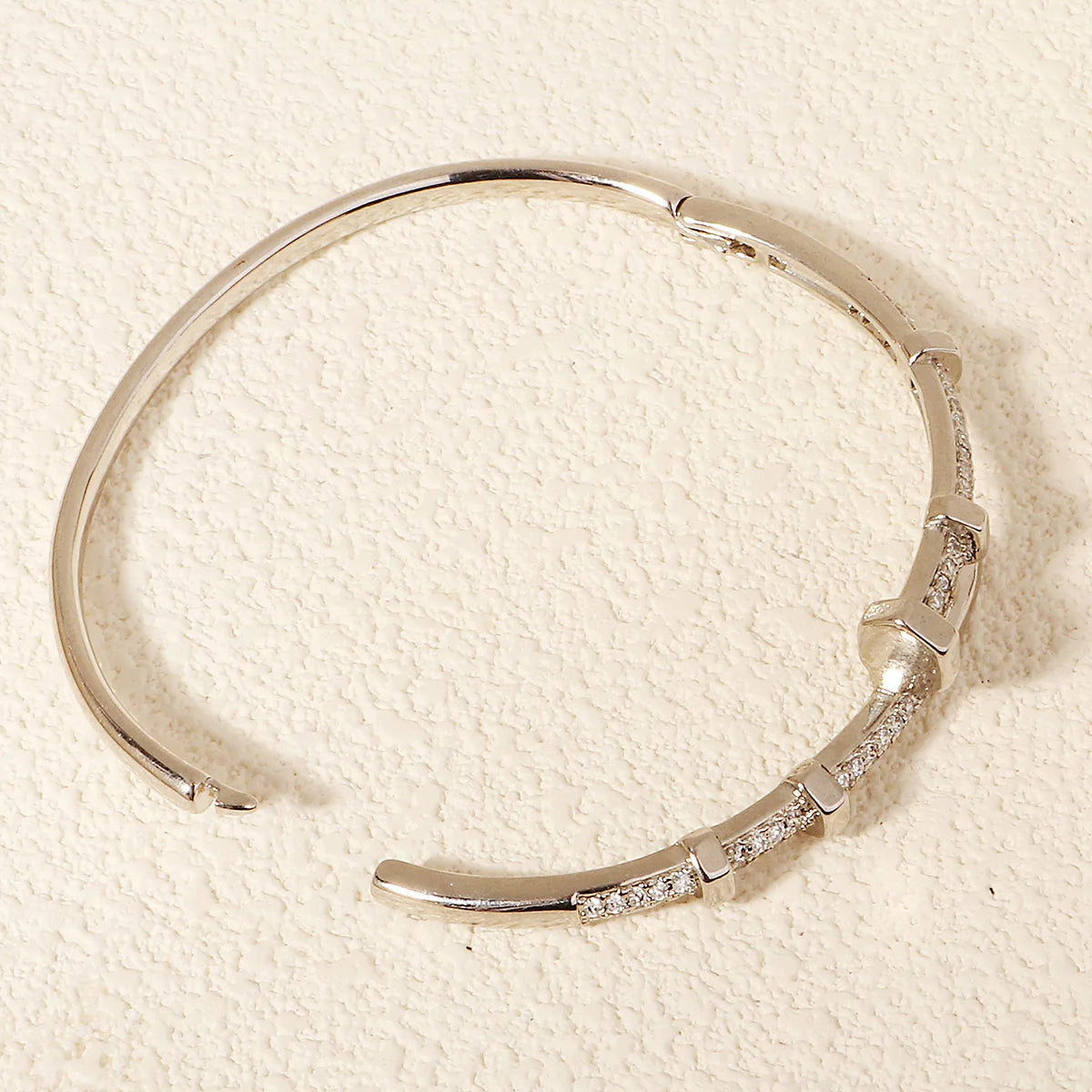Elegant Spark Open Bangle