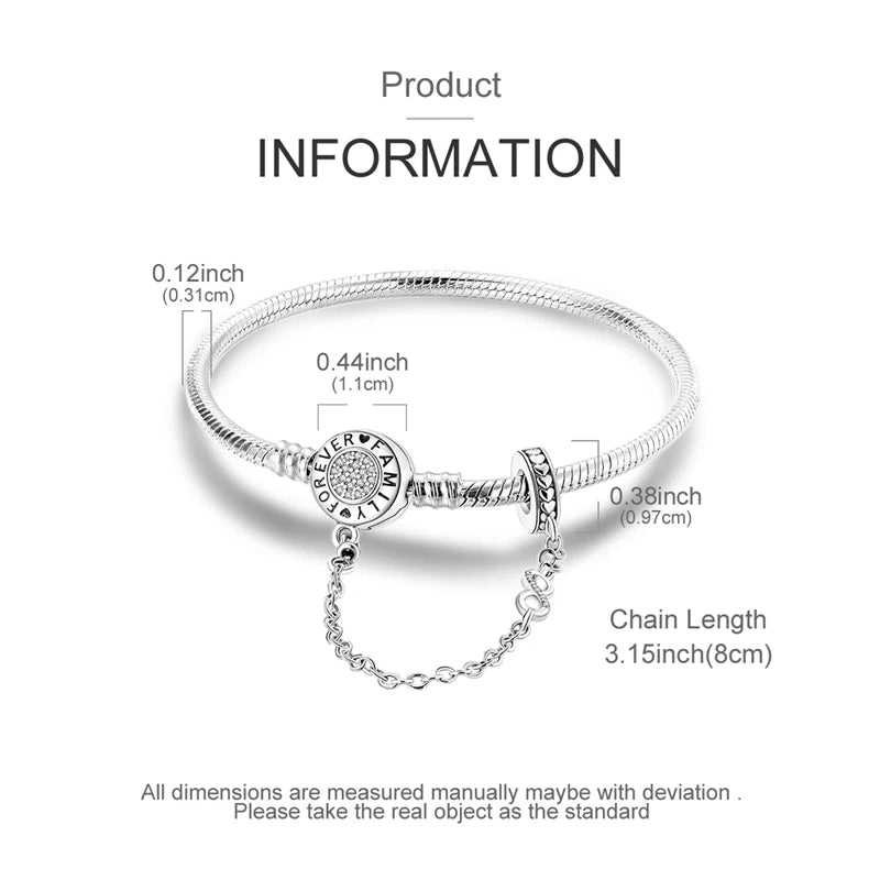 925 Sterling Silver Shimmer Snake Chain Bracelet
