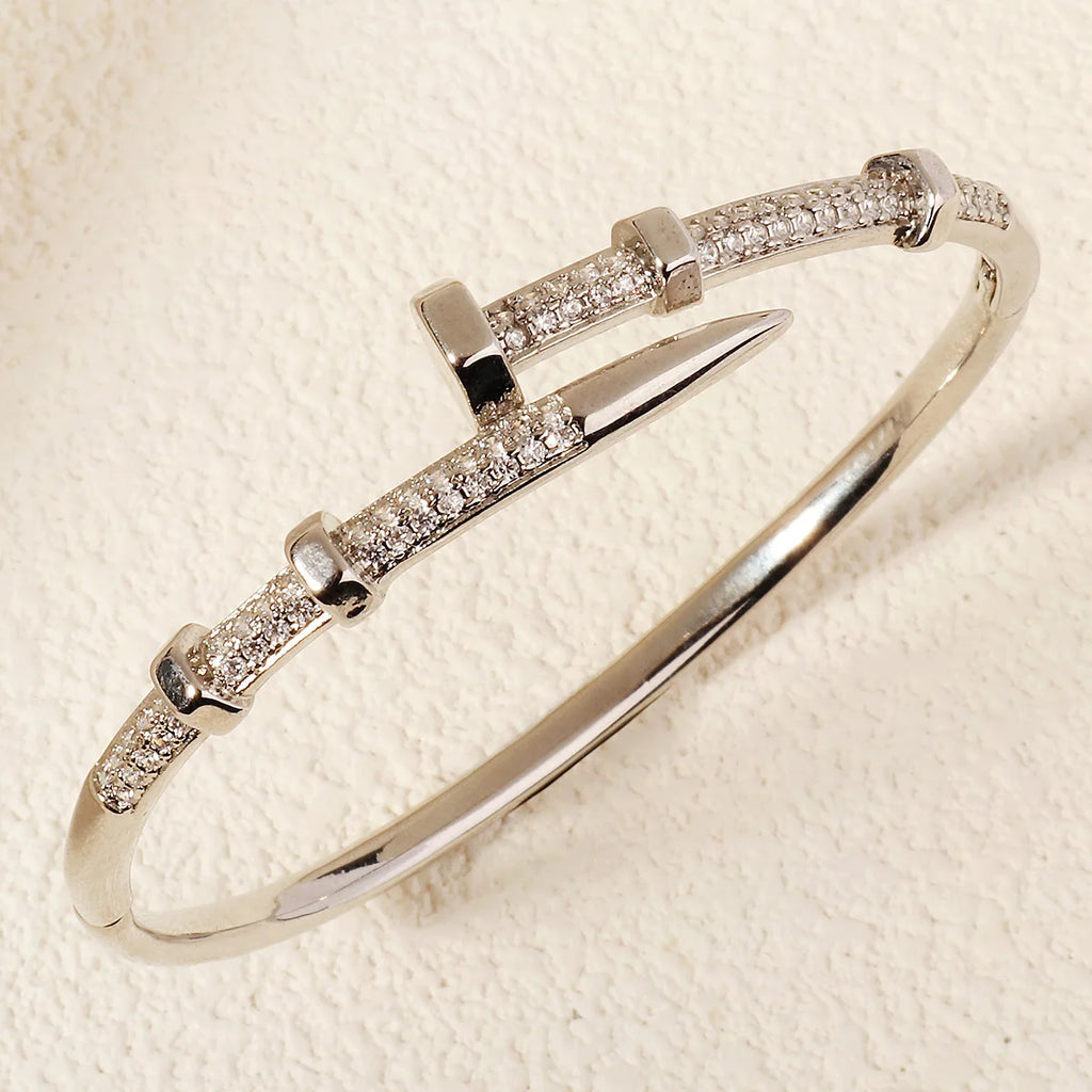 Elegant Spark Open Bangle
