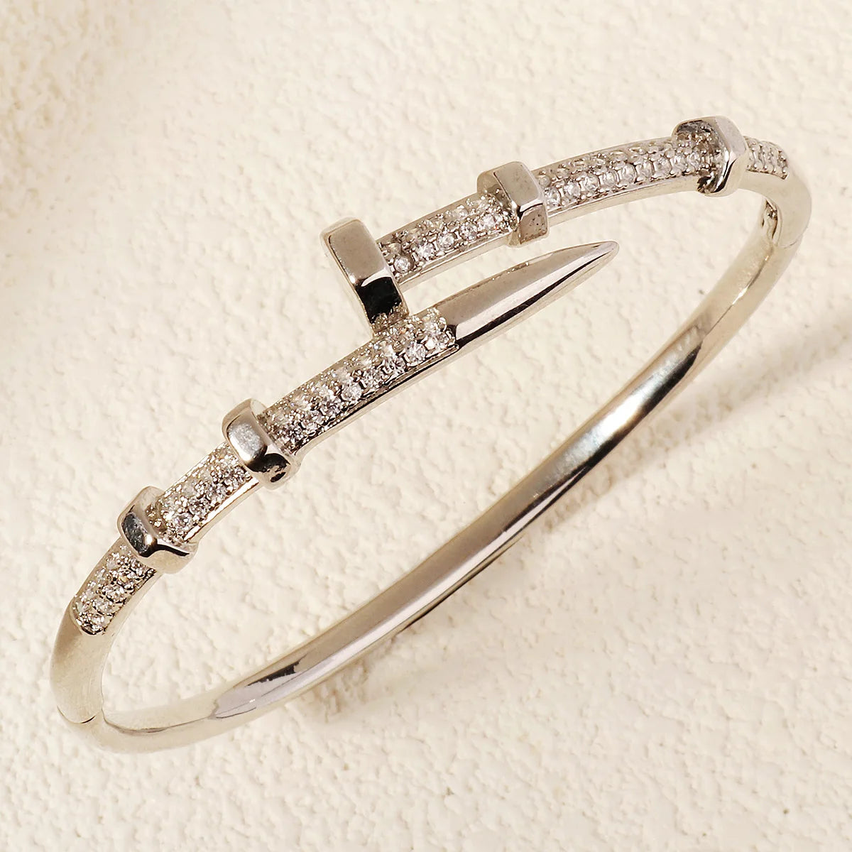 Elegant Spark Open Bangle