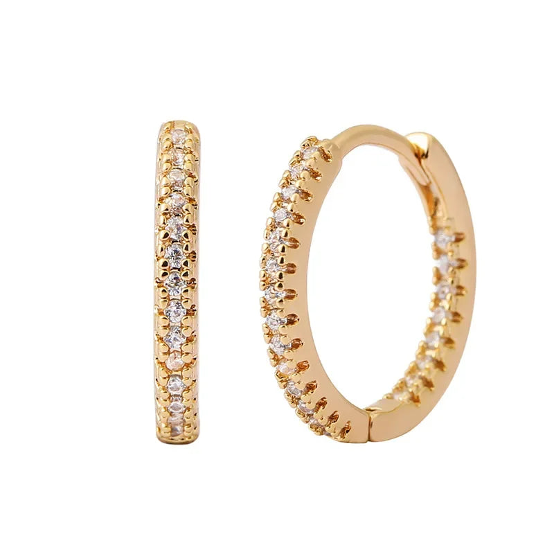 Rainbow Glow Gold Earrings