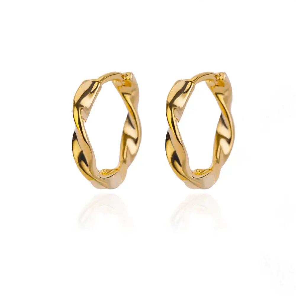 AuraRound Hoop Earrings