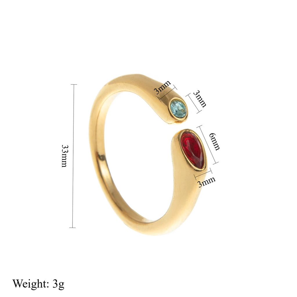 Azurielle Birthstone Ring