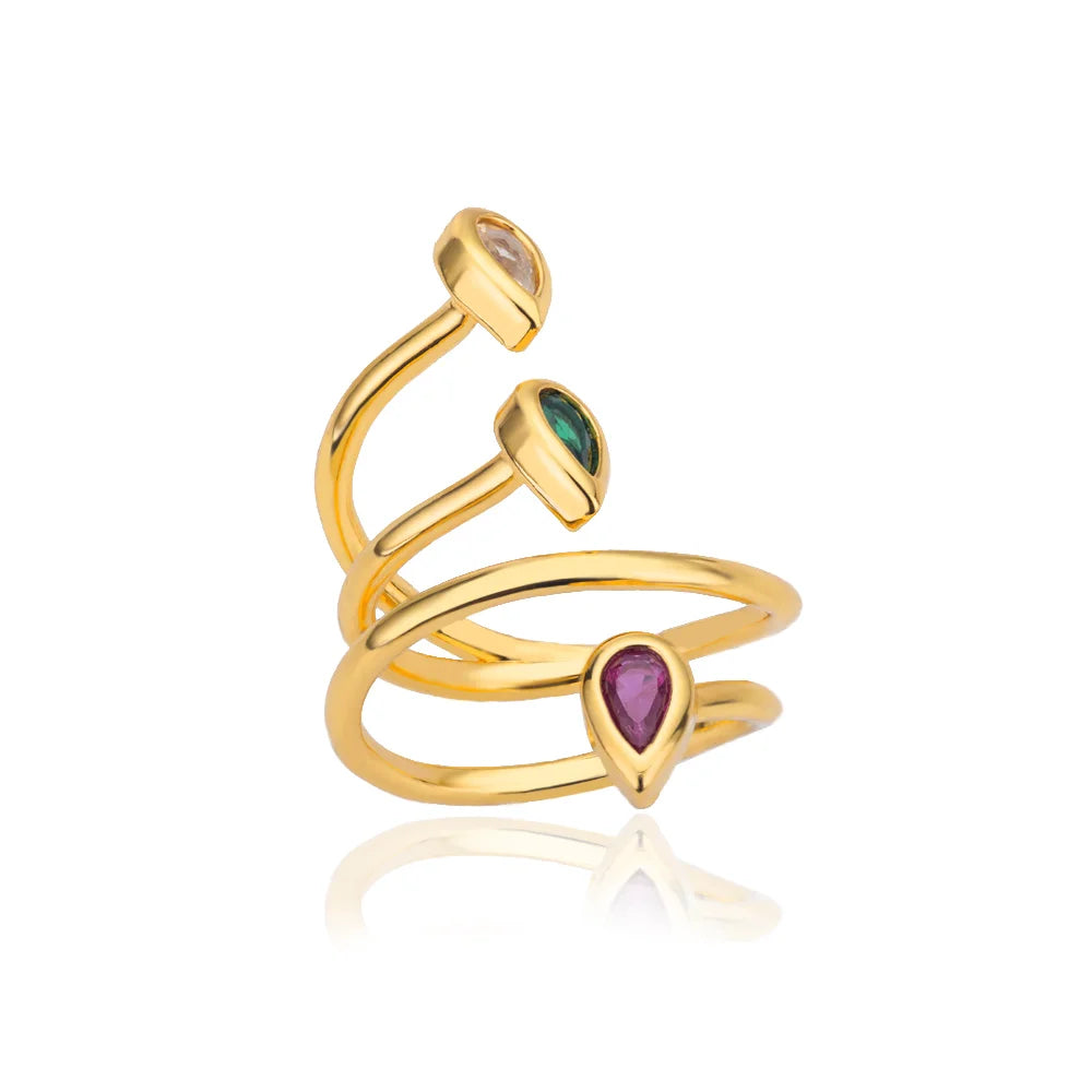 Aurora Shine Gold Ring