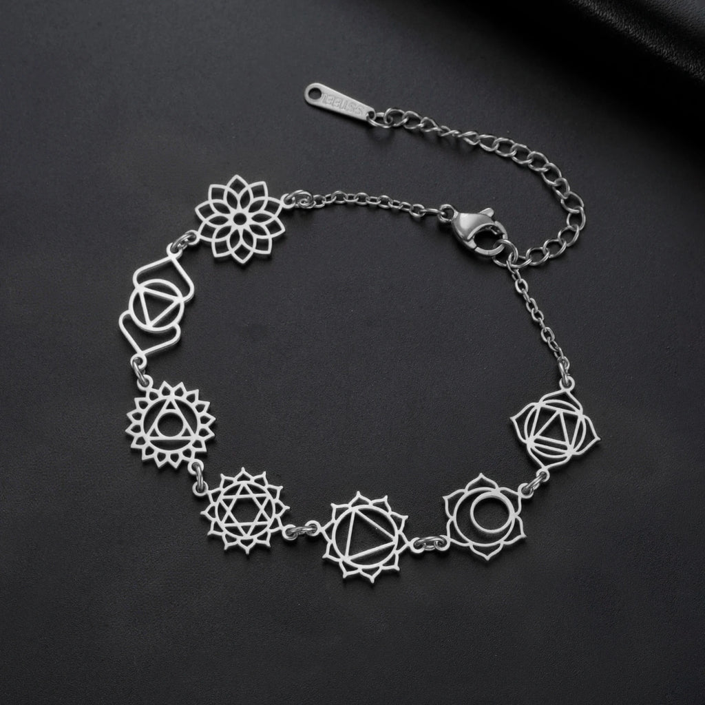 7 Chakra Charm Bracelet