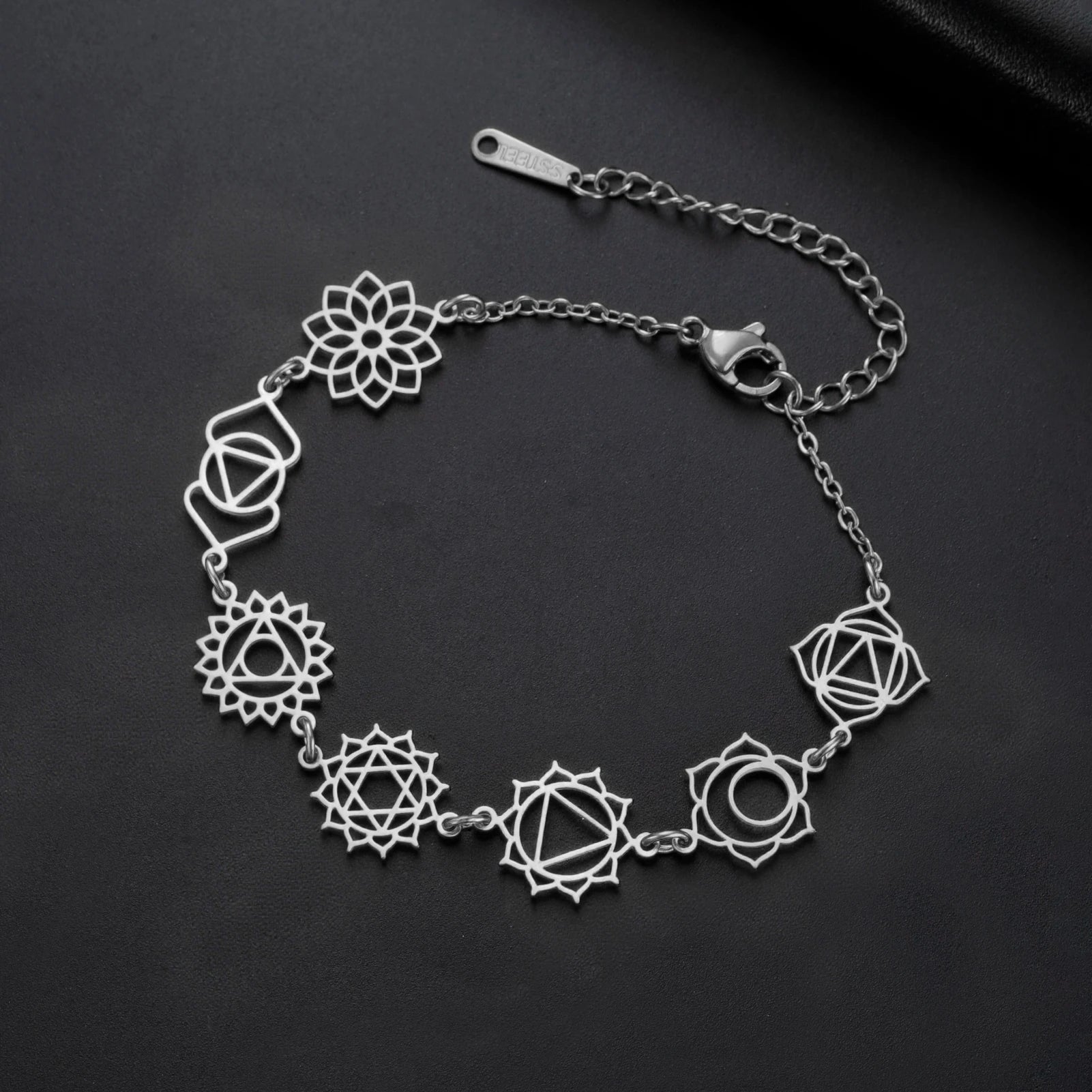 7 Chakra Charm Bracelet